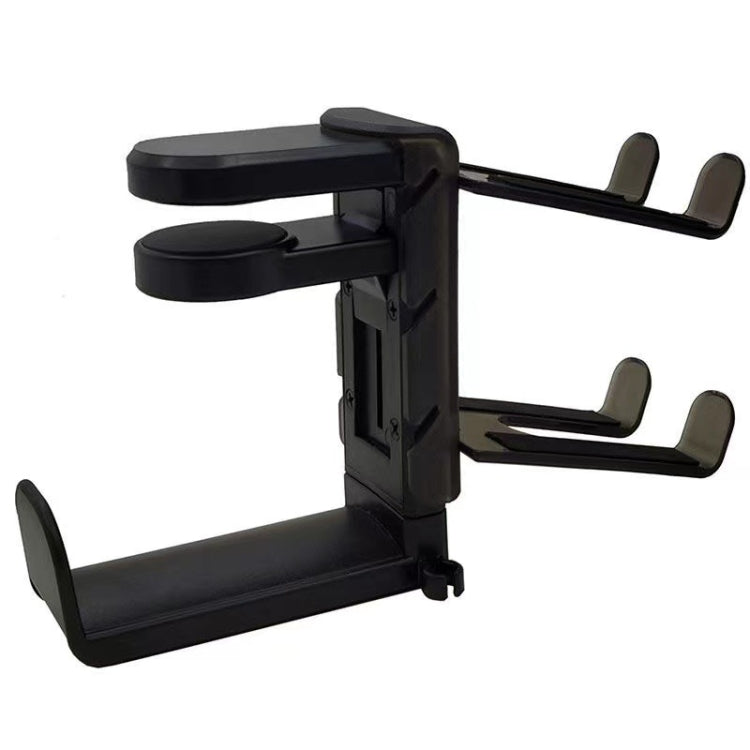 360 Degree Rotation Headset Bracket With Game Handle Organizer(White)