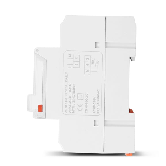 SINOTIMER  TM929BKL 85-265V 30A 24hrs Digital Analogue Din Module Time Switch With Backlight