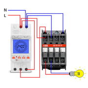 SINOTIMER  TM929BKL 85-265V 30A 24hrs Digital Analogue Din Module Time Switch With Backlight
