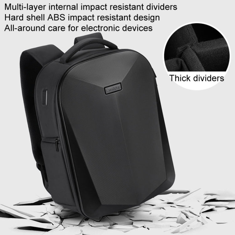 Cwatcun D108 Large Hard Shell Shoulder Camera Bag Water-resistant Shockproof Photography Pack