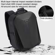 Cwatcun D108 Large Hard Shell Shoulder Camera Bag Water-resistant Shockproof Photography Pack