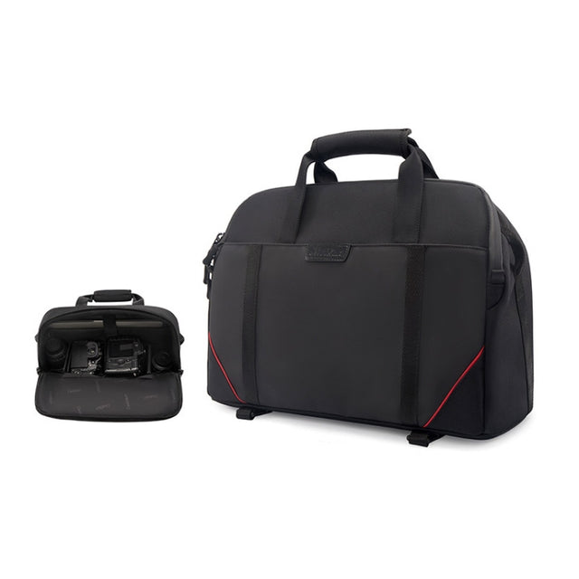 Cwatcun D109 Portable Casual Water-resistant Multi-Function Camera Storage Photography Bag, Color: Large Black