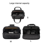 Cwatcun D109 Portable Casual Water-resistant Multi-Function Camera Storage Photography Bag, Color: Large Black
