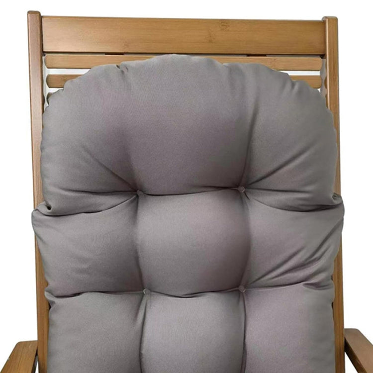 110x50cm Dome Water-resistant Sun-proof Garden Folding High Back Chair Cushions, Color: Dark Gray