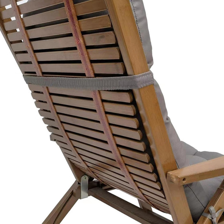 110x50cm Dome Water-resistant Sun-proof Garden Folding High Back Chair Cushions, Color: Dark Gray