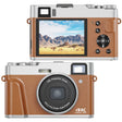 DC202L 2.8-Inch 4K HD 16X Zoom Photography Digital Camera Home SLR Camera, Color: Brown EU Plug - Children Cameras by PMC TechLife | Online Shopping South Africa | PMC TechLife | Buy Now Pay Later Mobicred