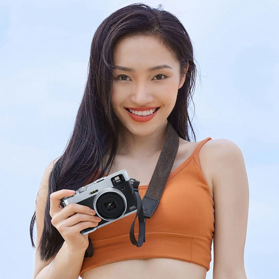 DC202L 2.8-Inch 4K HD 16X Zoom Photography Digital Camera Home SLR Camera, Color: Black US Plug