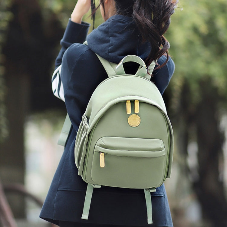 Cwatcun D125 Small Shoulder Camera Bag Casual Commuter DSLR Backpack(Green)