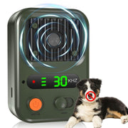 UltrasonicAnti Barking Devices Color Screen Auto Dog Bark Deterrent Devices with 3 Levels(Black)