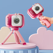 2.4 Inch IPS Screen 48MP Dual Lens Kids Digital Camera Mini Video Camera Without TF Card Pink Bunny