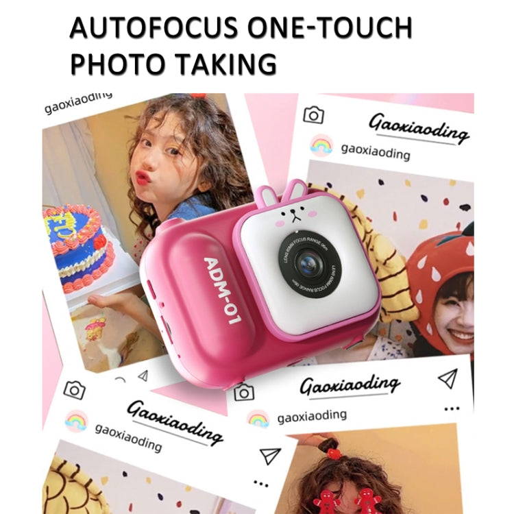 2.4 Inch IPS Screen 48MP Dual Lens Kids Digital Camera Mini Video Camera With 32G TF Card Blue Fox