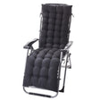 125x48x8cm Thickened Soft Home Recliner Cushions Garden Rocking Chair Cushions(Black) - Cushions & Pillows by PMc TechLife | Online Shopping South Africa | PMc TechLife | Buy Now Pay Later Mobicred