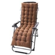 125x48x8cm Thickened Soft Home Recliner Cushions Garden Rocking Chair Cushions(Light Coffee)