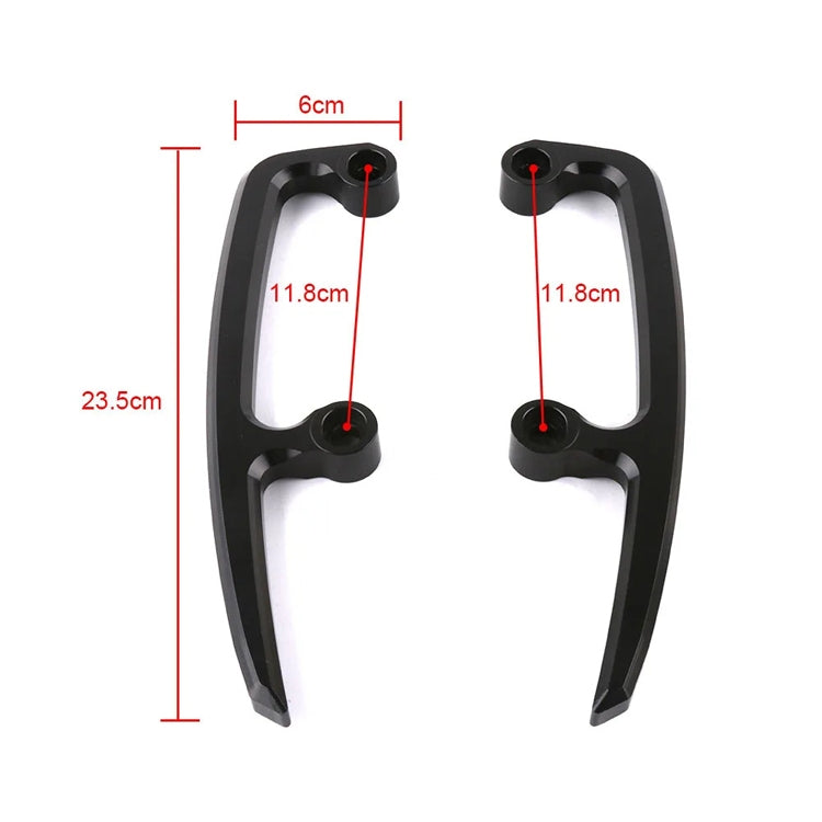 For Kawasaki Z650 2017-2018 Motorcycle Rear Seat Armrest Pull Bow(Titanium)
