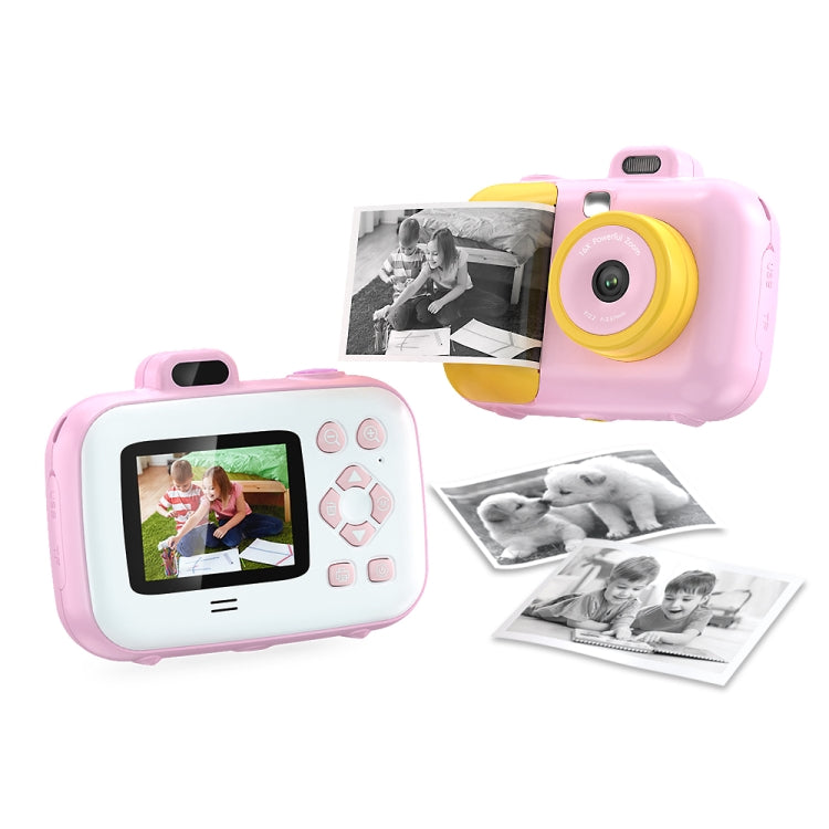 2.4-Inch Smart Digital Kids Thermal Printing Camera With Printing Paper, Color: 503J Blue Fixed Focus