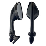 Motorcycle Modification Reversing Mirror Accessories For Kawasaki(Black)