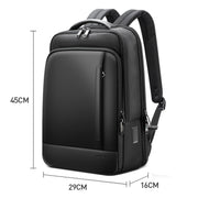 Bopai 61-51011 Large-Capacity Water-resistant Business Laptop Backpack With USB+Type-C Port(Black)