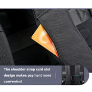 Bopai 61-51011 Large-Capacity Water-resistant Business Laptop Backpack With USB+Type-C Port(Black)