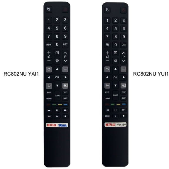 For TCL TV Intelligent Infrared Remote Control(RC802NU YAI1)