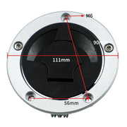 For Kawasaki ZX-6R/Z1000 Lock Ignition Fuel Tank Cap Set