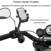 Mountain Road Bike Phone Holder Motorcycle Aluminum Alloy Riding Navigation Bracket, Model: Handlebar Model
