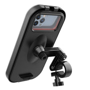 Water-resistant Motorcycle Bicycle Cell Phone Holder 360 Rotating Riding Navigation Holder, Model: Handlebar Stand