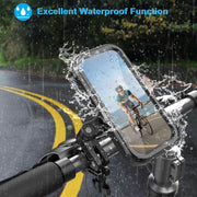 Water-resistant Motorcycle Bicycle Cell Phone Holder 360 Rotating Riding Navigation Holder, Model: Handlebar Stand