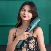 6 In 1 Handheld Body Massager 15 Modes Heating Vibration Massage Stick(Green)