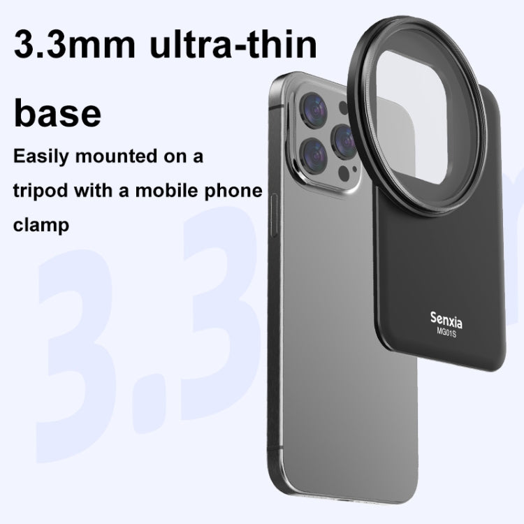 For iPhone Senxia Magsafe Magnetic Mobile Phone Filter Holder Phone Lens Adapter Base For 6.1-inch