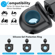 146A Bicycle Motorcycle Cell Phone Holder Rearview Mirror Handlebar Outdoor Riding Navigation Holder