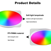 24W 30cm RGBCW Full Color Smart WiFi Tuya Ceiling Light with Remote Control