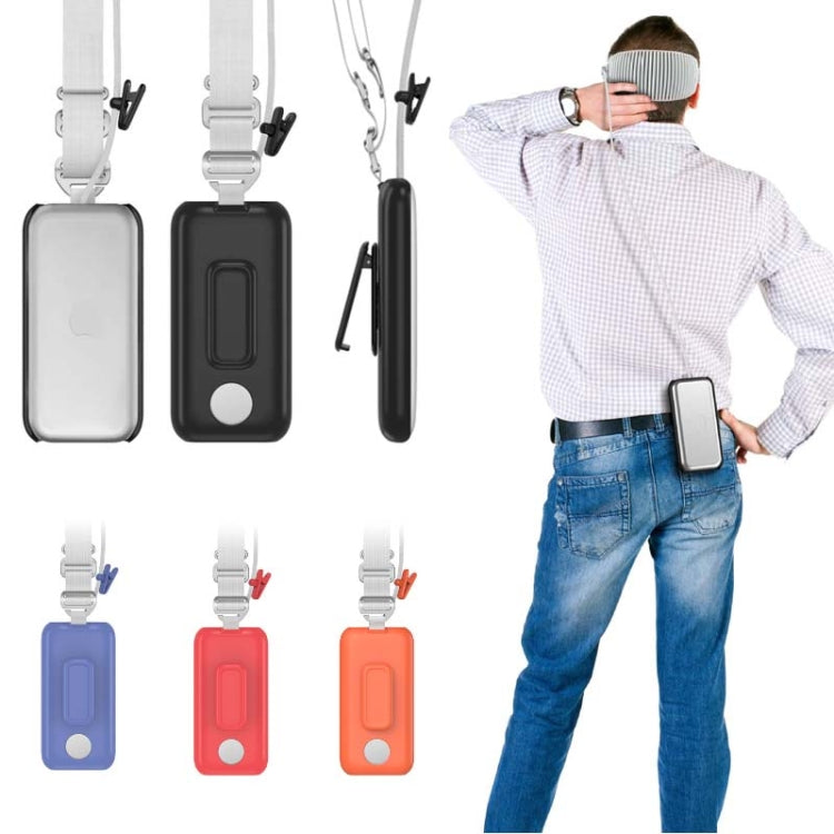 For Apple Vision Pro Battery PC Case Holder With Belt Clip And Shoulder Strap VR Headset Accessory(Mint Green)
