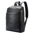 Bopai 61-121671A Top-Layer Cowhide Large-Capacity Casual Business Laptop Backpack(Black) - free shipping - PMC TechLife - Order now!