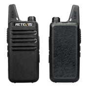 RETEVIS RT22 Hotel Mini Charging Two-Way Wireless Intercom Walkie Talkie(EU Frequency no Plug)