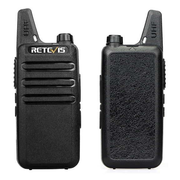 RETEVIS RT22 Hotel Mini Charging Two-Way Wireless Intercom Walkie Talkie(EU Frequency no Plug)