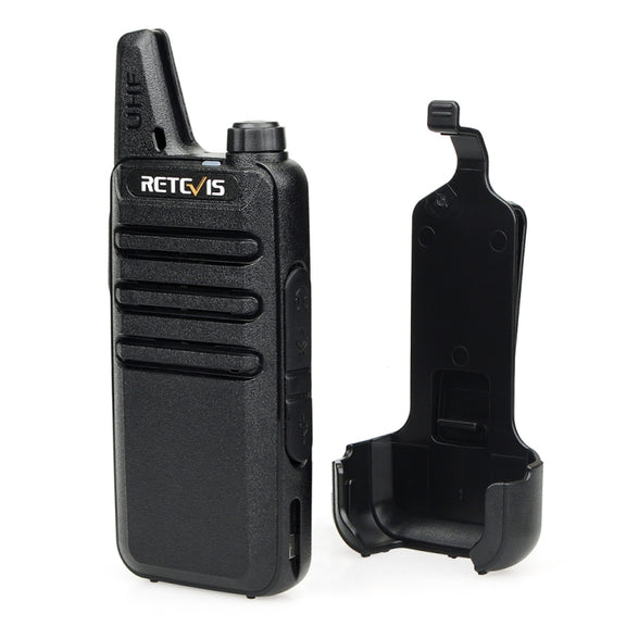 RETEVIS RT22 Hotel Mini Charging Two-Way Wireless Intercom Walkie Talkie(US Frequency with Plug)