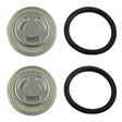 2pairs Motorcycle Electric Vnehicle Disc Brake Upper Pump Oil Mirror(12mm) - Motorbike Brakes by PMc TechLife | Online Shopping South Africa | PMc TechLife | Buy Now Pay Later Mobicred