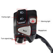 For Honda Click150i Left Handlebar Turn Signal Motorcycle Switch Accessories(Black)
