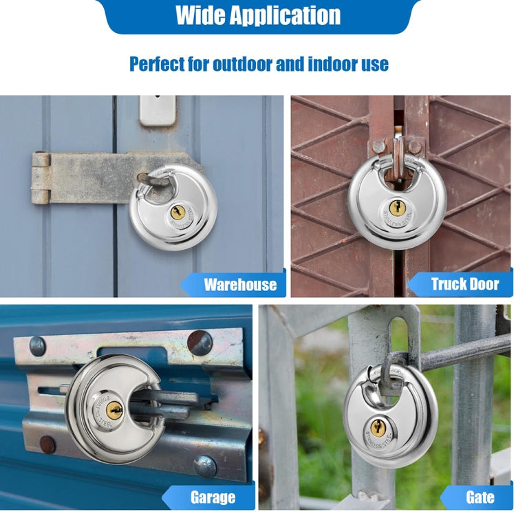 60mm Household Anti-Theft Rust-Proof And Water-resistant Pure Copper Core Round Padlock