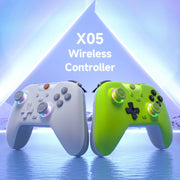EasySMX X05 Wireless Gamepad Hall RGB Effect Controller For PC / Phone / Switch / Steam Deck(White)