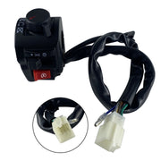 For Storm Taizi 150 Motorcycle Left And Right Handlebar Switch Assembly(Silver)