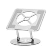 Aluminum Alloy Laptop Stand Notebook Riser with 360 Degree Rotating Base,(Silver) - Laptop Stand by PMC TechLife | Online Shopping South Africa | PMC TechLife | Buy Now Pay Later Mobicred