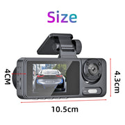 High-Definition Night Vision Driving Recorder, Model: Dual Recording No WIFI
