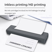A4-XZ 203DPI A4 Home Portable Smart Wireless Inkless Thermal Printer(White)