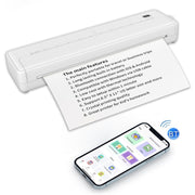 A4-XZ 203DPI A4 Home Portable Smart Wireless Inkless Thermal Printer(Black)