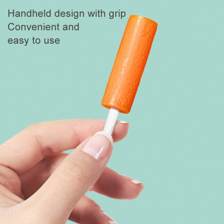 Fawnmum 2pcs /Box Handheld Hollow Cylinder Orthodontic Bite Sticks(Grape)