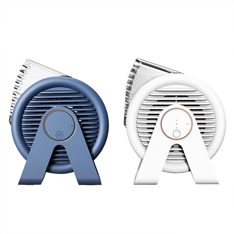 F7 Snail-shaped Desktop Mini Portable Bladeless Air Circulation Fan(White)