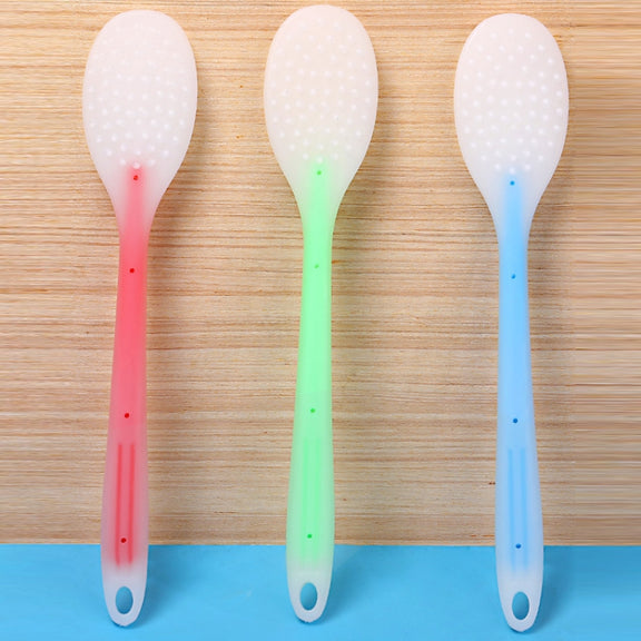 Meridian Points Gua Sha Patting Board Silicone Palm Massage Whacker, Style: Green 32cm