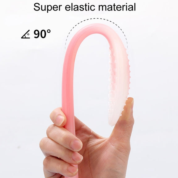 Meridian Points Gua Sha Patting Board Silicone Palm Massage Whacker, Style: Blue 38cm