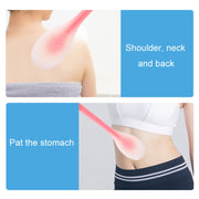 Meridian Points Gua Sha Patting Board Silicone Palm Massage Whacker, Style: Green 38cm